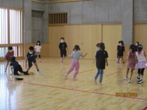 遊んでいる様子
