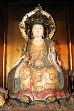 昌福寺七面大明神倚像