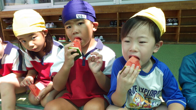 スイカ割り スイカ割り