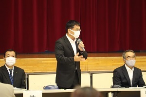 鰍沢中学校対話集会