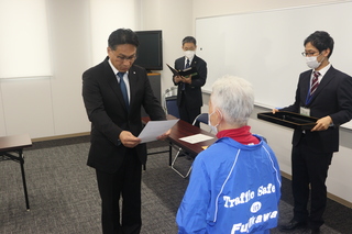 交通指導員委嘱式 交通指導員委嘱式