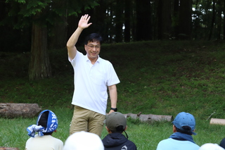 7.26町有林活用の説明（大自然体験会）