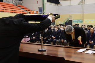 鰍沢中閉校式3 鰍沢中閉校式3