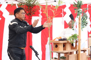 【機種依存文字】望月町長オートバイ神社（道の駅富士川）にて