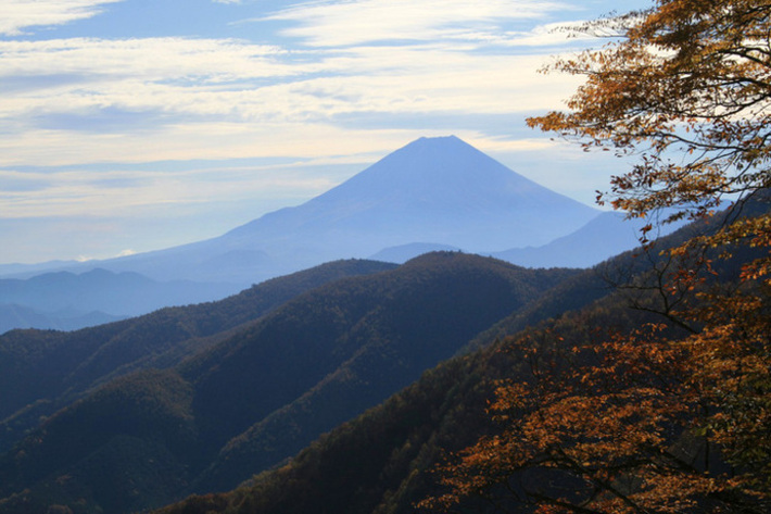丸山林道からの富士山