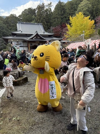 お餅をちょうだい！とお願いしているゆずにゃん