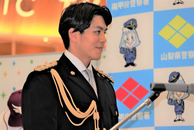 中込陽翔選手の就任前のようす